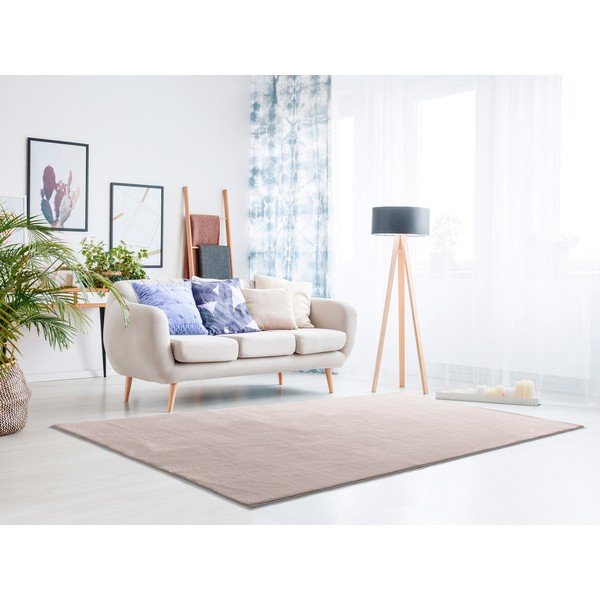 Covor roz prăfuit 140x200 cm Loft Liso Makeup – Universal-image-1