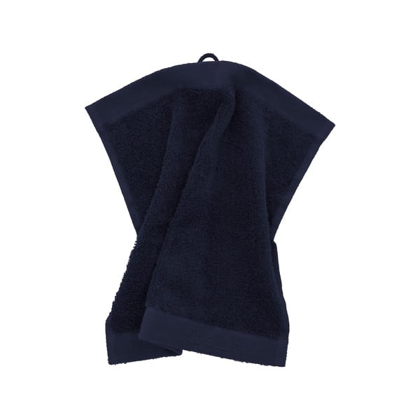 Prosop albastru închis din bumbac din frotir 30x30 cm Comfort – Södahl-image-3