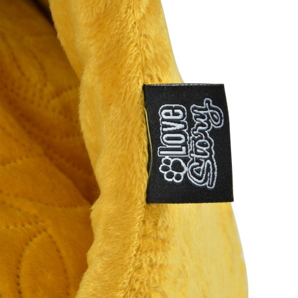 Cort animale galben muștar pentru pisici ø 50 cm – Love Story-image-2