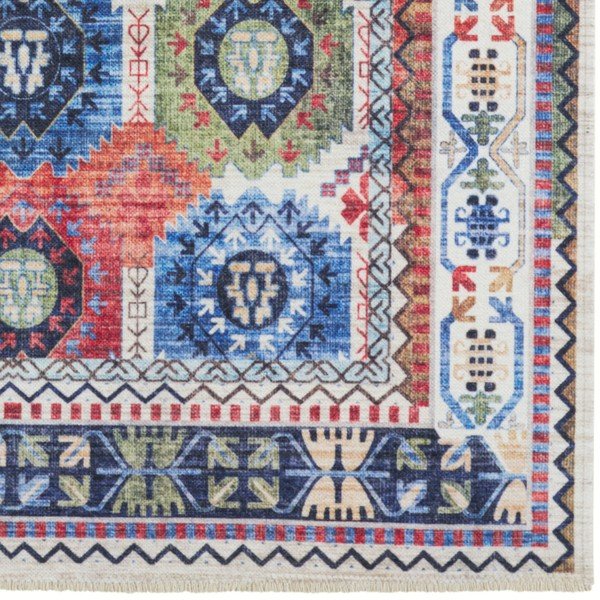 Covor cu proporție mare de bumbac Nouristan Kilim Masin 120 x 170 cm-image-3