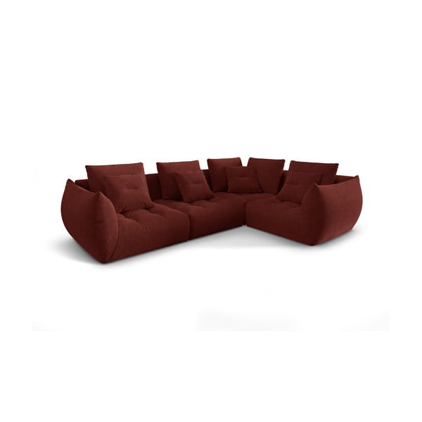 Colțar roșu (cu colț pe partea dreaptă/în formă de ”L”) Bloom – Micadoni Home-image-2