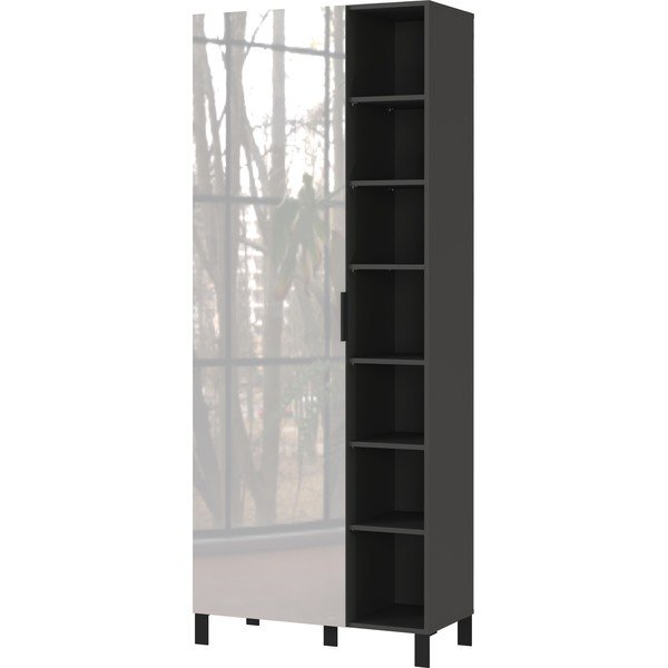 Șifonier gri antracit 82x202 cm Ceduna – Germania-image-2
