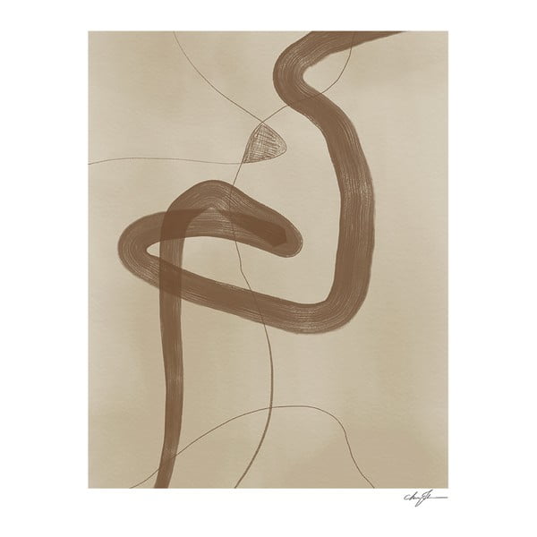 Poster 70x100 cm Two ways – Anna Johansson – The Poster Club