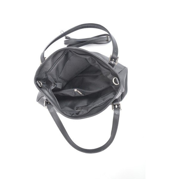  Geantă din piele Isabella Rhea Nicole, negru-image-4