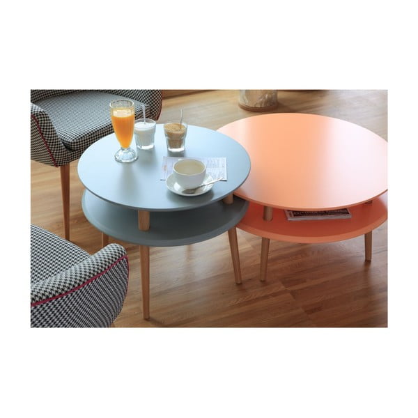 Măsuță de cafea Ragaba UFO Ø 70 cm, galben-image-4