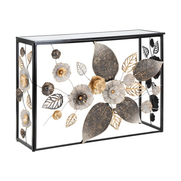 Masă consolă neagră 42x112 cm Glam Dark – Mauro Ferretti-image-3