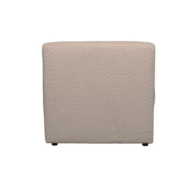 Modul pentru canapea bej cu tapițerie din stofă bouclé (de mijloc) Coco  – WOOOD-image-4