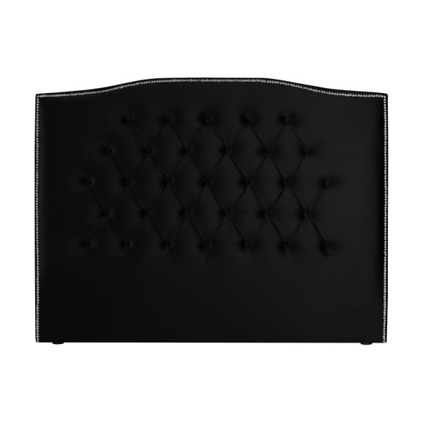 Tăblie pentru pat Mazzini Sofas Cloves, 160 x 120 cm, negru