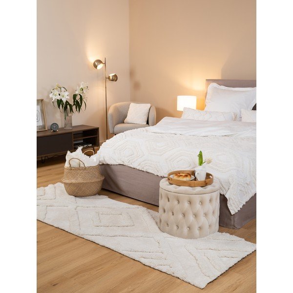 Covor bej 250x80 cm Magda - Westwing Collection-image-1
