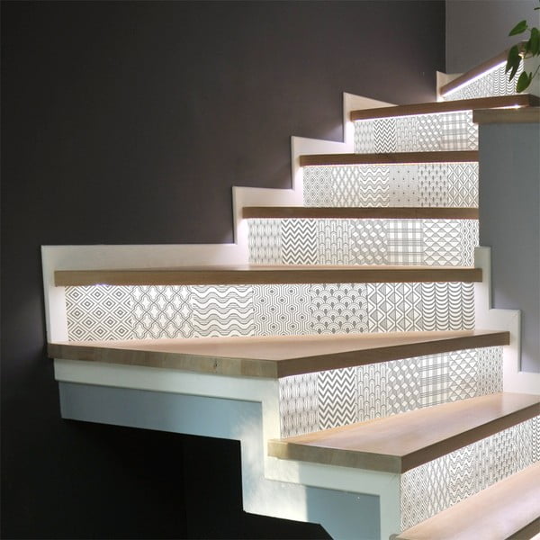 Autocolante pentru scări 2 buc. 105x15 cm Thorvald – Ambiance-image-1