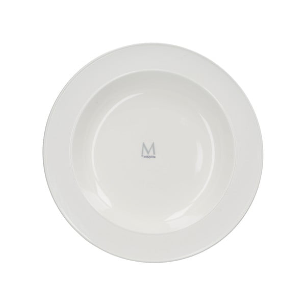Farfurie adâncă din porțelan alb Mikasa Ridget, ø 30 cm-image-3