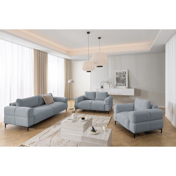Canapea albastru prăfuit 217 cm Helio – Ropez-image-2