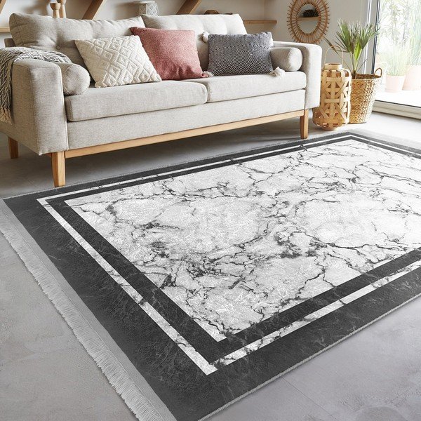 Covor alb-gri 120x180 cm – Mila Home-image-2