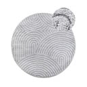 Covor gri deschis rotund ø 160 cm Panglao New York Light Grey – Elle Decoration