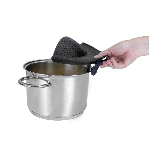 Strecurătoare de paste pentru oală Metaltex Clip On, 28 x 13 cm-image-2