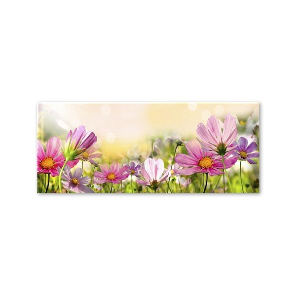 Tablou Styler Glas Flowers Astry, 50 x 125 cm