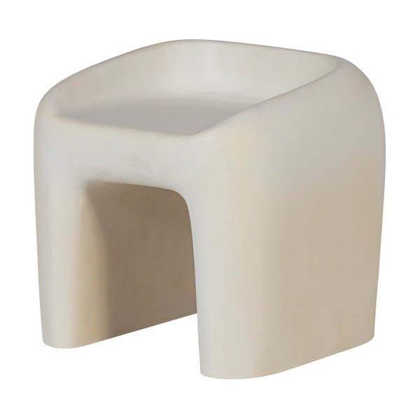 Scaun de grădină fildeș din plastic Nivo – WOOOD