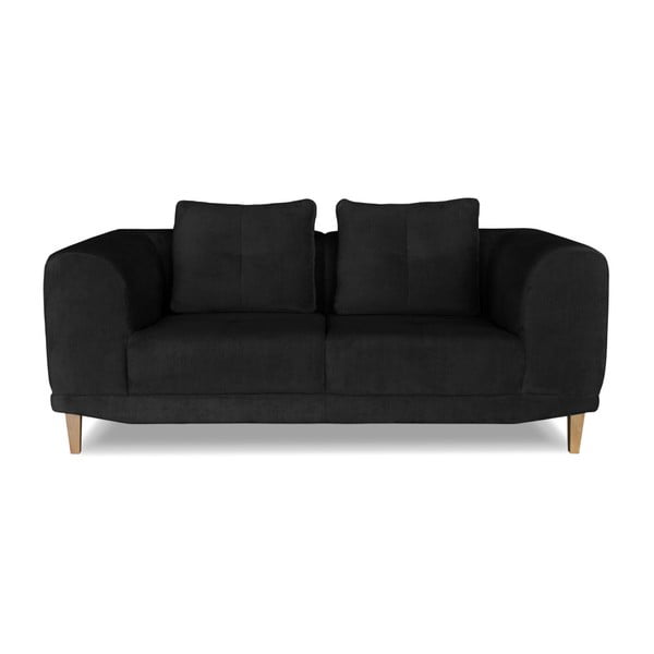 Canapea cu 2 locuri Windsor & Co. Sofas Sigma, negru