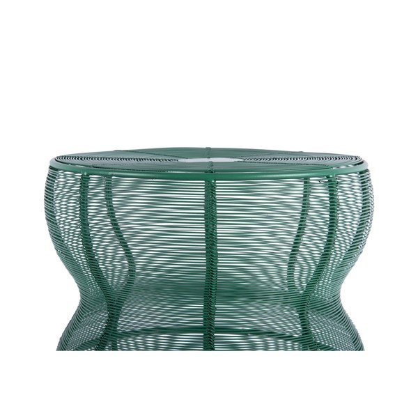 Măsuță auxiliară rotundă din metal ø 30 cm Cuerda Onda – Leitmotiv-image-3