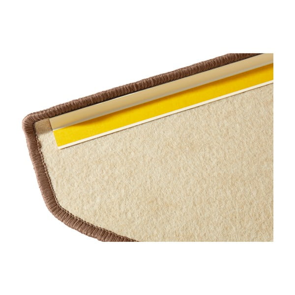 Set 15 covorașe pentru trepte Hanse Home Fancy, 23x65 cm, maro-image-3