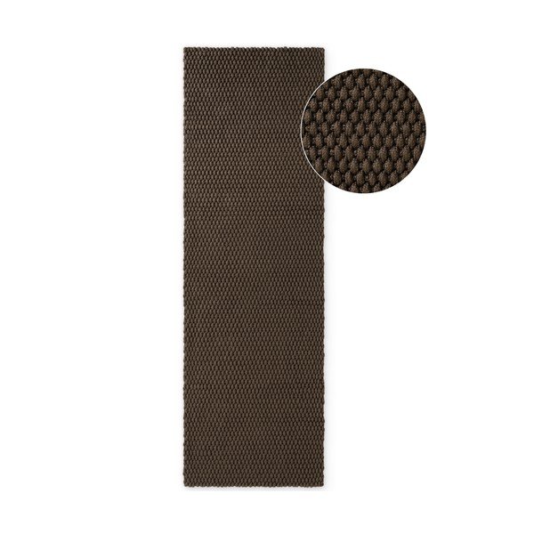 Covor tip traversă pentru interior și exterior maro închis 80x250 cm Southwark – Ted Baker