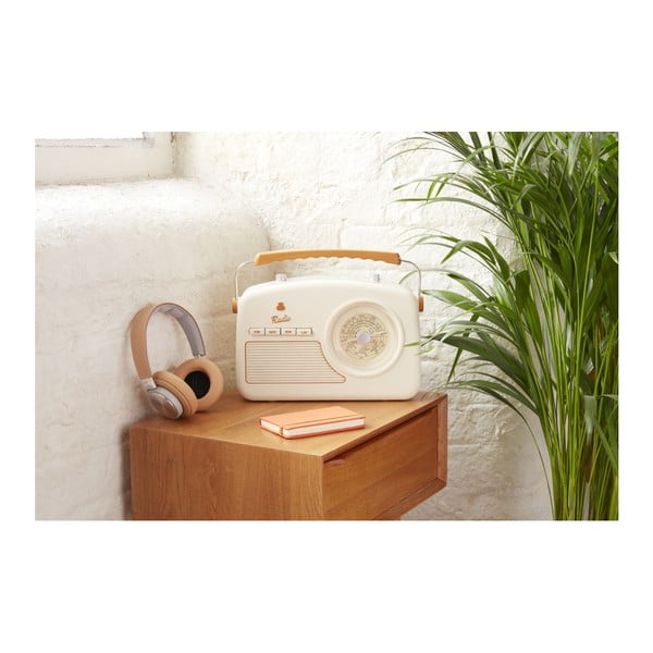 Radio retro GPO Rydell Nostalgic Dab Radio Cream, crem - alb-image-2