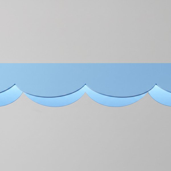Lustră albastru-deschis LED din aluminiu BISCUIT – Thoro-image-4