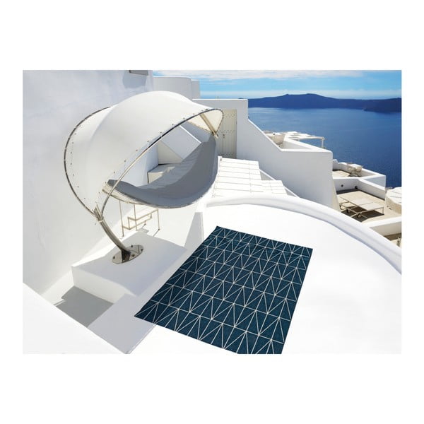 Covor pentru exterior Universal Nicol Casseto, 160 x 230 cm, albastru-image-3