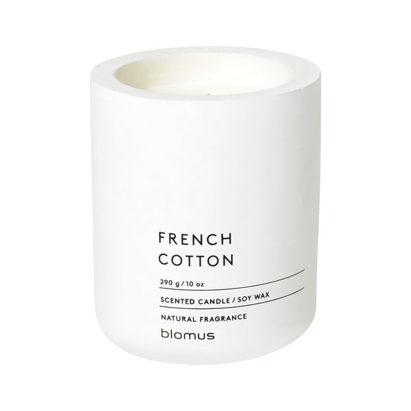 Lumânare parfumată din ceară de soia timp de ardere 55 h Fraga: French Cotton – Blomus