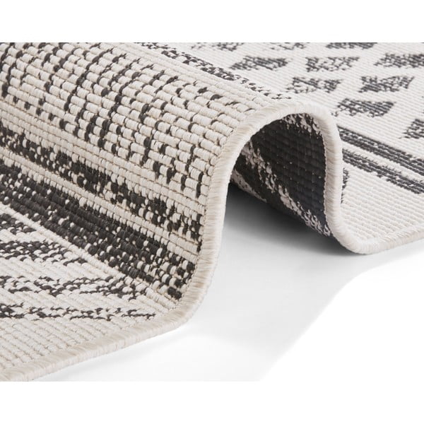 Covor adecvat pentru exterior NORTHRUGS Biri, 120 x 170 cm, negru-crem-image-2