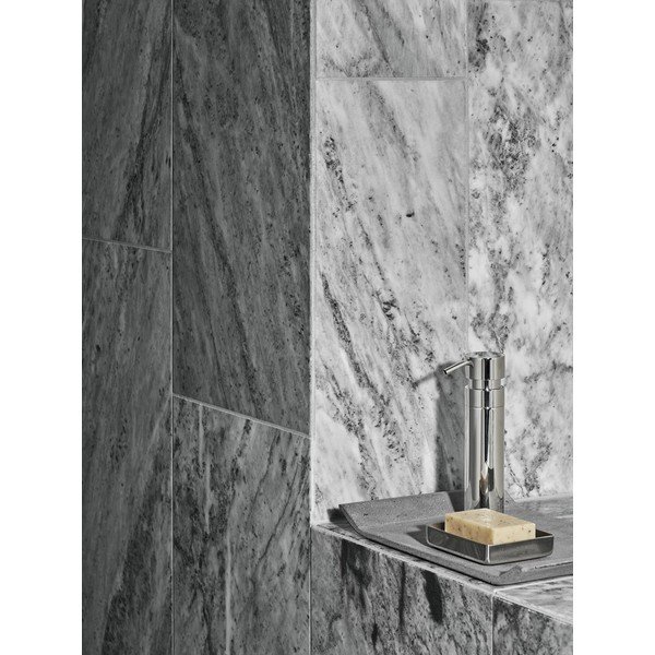 Dozator de săpun lichid argintiu lucios de montat pe perete din oțel inoxidabil 100 ml Nexio – Blomus-image-4