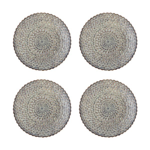 Farfurii gri 4 buc. din gresie ø 26,5 cm Katrina – Bloomingville