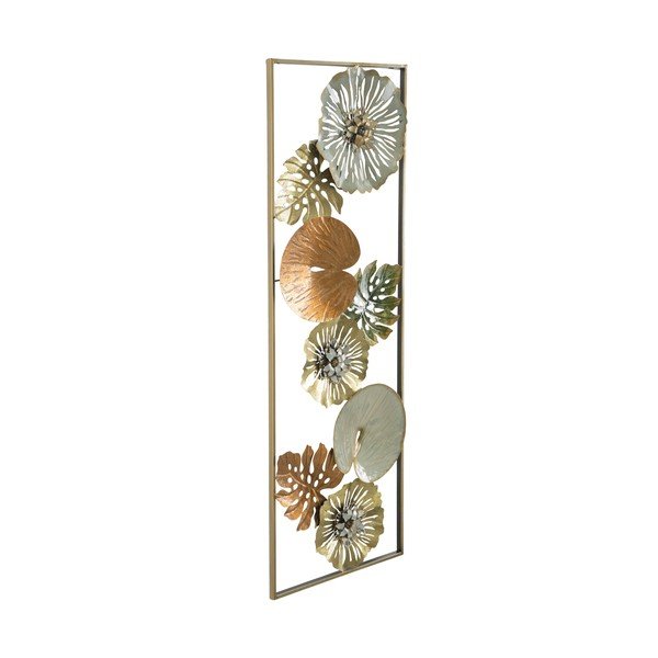 Decorațiune de perete din metal 31,5x90 cm Leaf – Mauro Ferretti-image-3