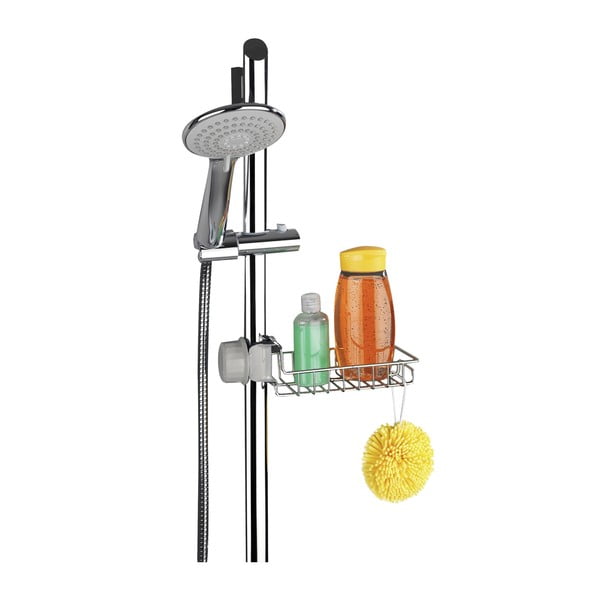 Raft pentru baie argintiu autoadeziv din oțel inoxidabil - Maximex-image-3