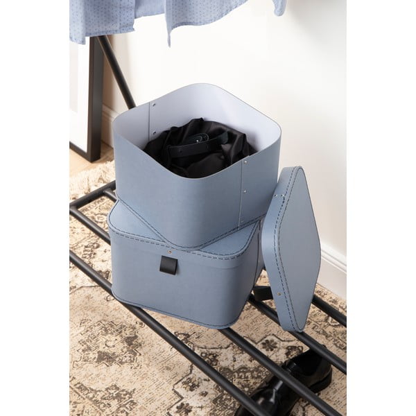 Cutii de depozitare 2 buc. din carton cu capac Ludvig – Bigso Box of Sweden-image-3