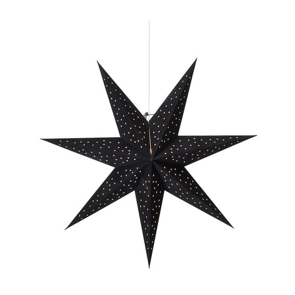 Decorațiune luminoasă suspendată Markslöjd Clara, ø 75 cm, negru