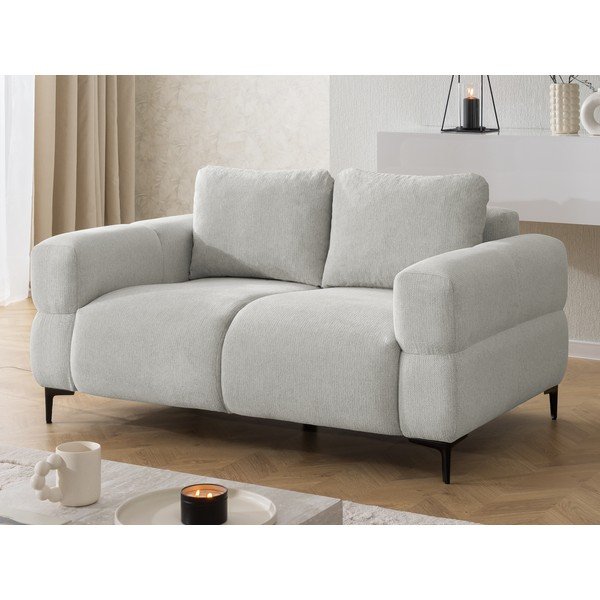 Canapea gri deschis 154 cm Helio – Ropez-image-4