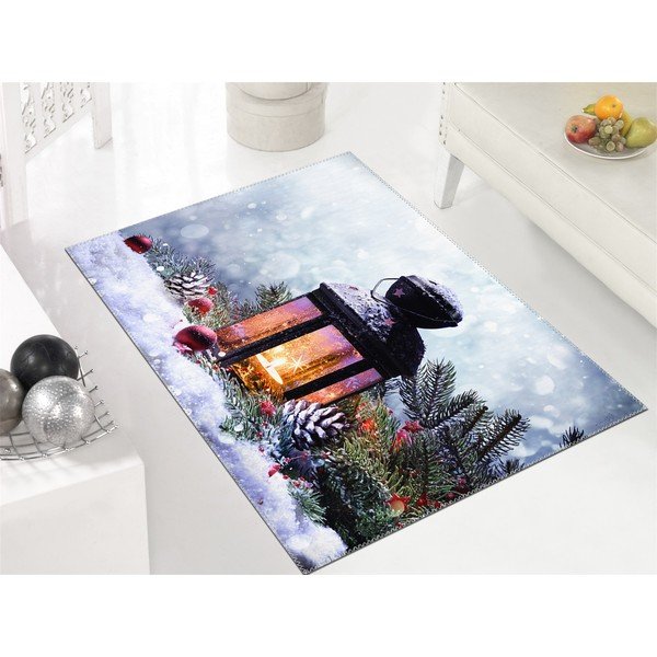 Covor Vitaus Christmas Period Lantern With Snow, 50 x 80 cm-image-1