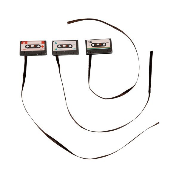 Semne de carte 3 buc Cassette – Rex London-image-1