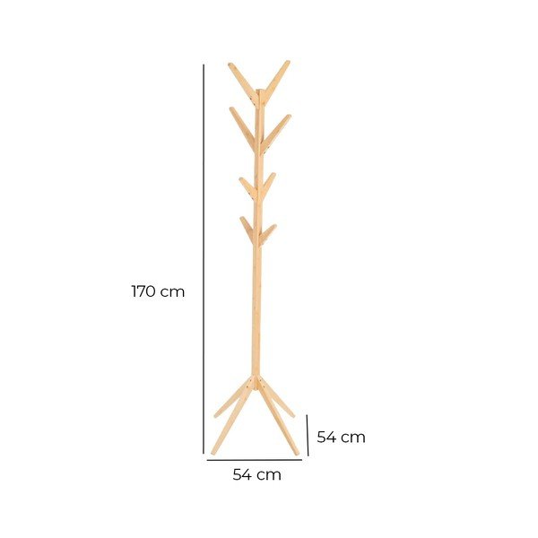 Cuier în culoare naturală din bambus – Casa Selección-image-1