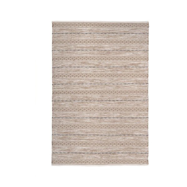 Covor bej lavabil din bumbac 140x200 cm – Casa Selección