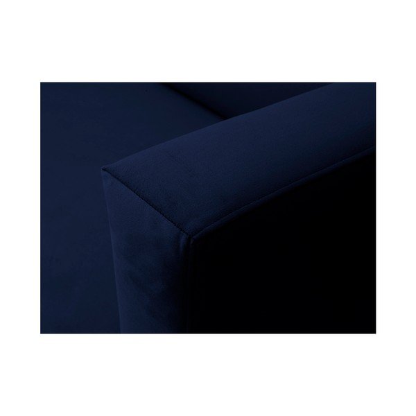 Canapea din catifea cu 2 locuri Windsor & Co Sofas Neptune, albastru închis-image-4