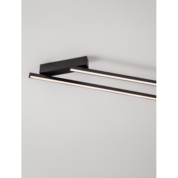 Plafonieră negru-mat LED cu intensitate reglabilă din aluminiu 4x309 cm Briana – Nova Luce-image-3