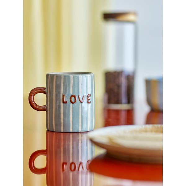 Cană albastru-deschis din ceramică 325 ml Cherish – Bloomingville-image-2