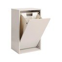Coș de rufe gri deschis de montat pe perete Laundry Box – ReCollector