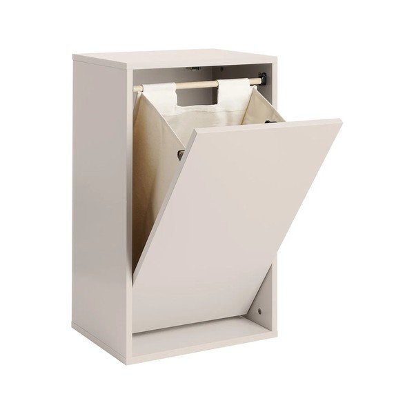 Coș de rufe gri deschis de montat pe perete Laundry Box – ReCollector