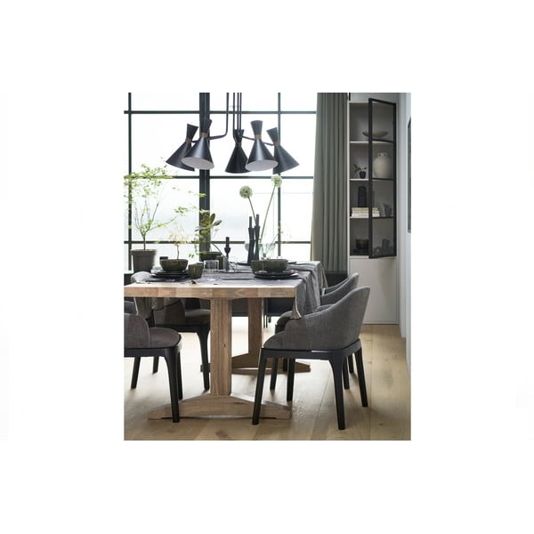 Vitrină gri deschis din lemn   de pin 53x230 cm Basic – vtwonen-image-1