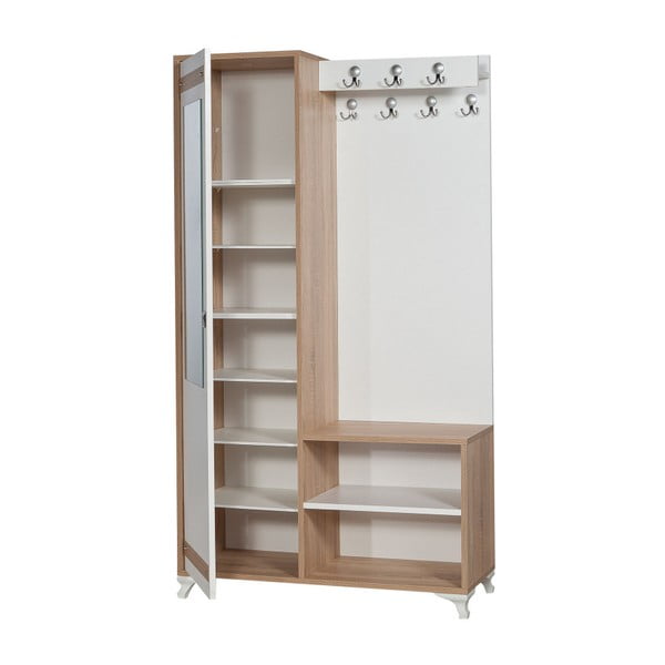 Dulap cu oglindă Inci, înălțime 196 cm-image-3