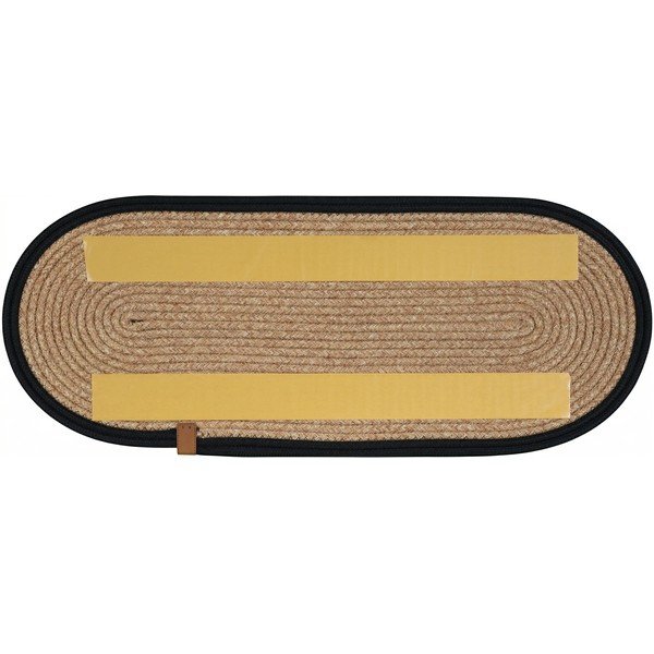Covorașe pentru scări negre/în culoare naturală 16 buc. 25x65 cm Milo Frame – Vitaus-image-3