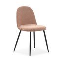 Scaune de dining roz-deschis 4 buc. Malila – Marckeric